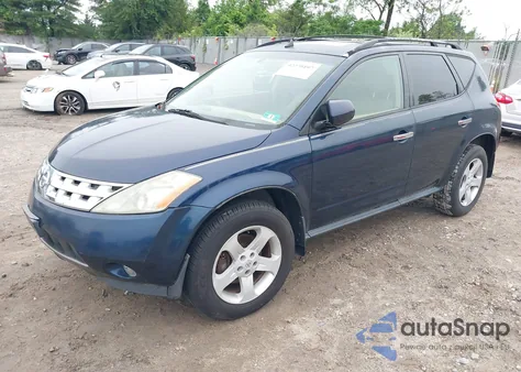 2004 Nissan Murano Sl z USA, uszkodzony, nr VIN JN8AZ08W74W334584